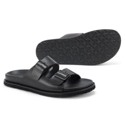 Men's Non-Slip Calf Leather Sandals Source Factory Slides Beach Slippers Outdoor Shoes Comfortable Breathable Summer Footwear