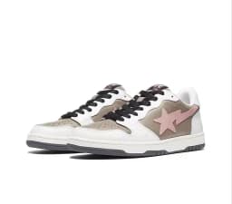 A BATHING APE Men All Black Shark BAPESTA Casual Plarfom Shoes Unisex Women Slip-Resistant Outdoor Soft Walking Sneakers
