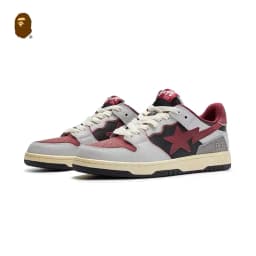 A BATHING APE Men All Black Shark BAPESTA Casual Plarfom Shoes Unisex Women Slip-Resistant Outdoor Soft Walking Sneakers