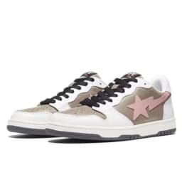 A BATHING APE Men All Black Shark BAPESTA Casual Plarfom Shoes Unisex Women Slip-Resistant Outdoor Soft Walking Sneakers