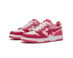 A BATHING APE Men All Black Shark BAPESTA Casual Plarfom Shoes Unisex Women Slip-Resistant Outdoor Soft Walking Sneakers