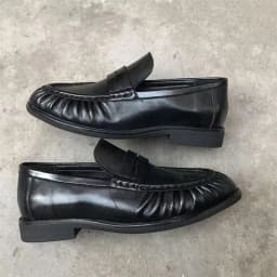 Dilalula 2026 Classic Genuine Leather Pleated Loafers Women French Style Low Heels Slip On Pumps Female Casual Shoes Plus Size