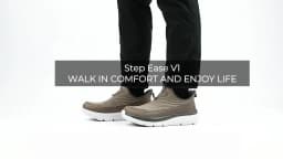 FitVille Men's Soes Extra Wide Slip-On Walking Shoes for Men Orthopedic Casual Sneakers with Arch Support for Plantar Fasciitis