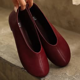 danxuefei plus size 34-42 women's sheepskin round toe slip-on ballet flats high quality soft comfort casual female ballerians