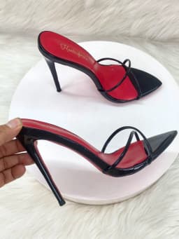 Summer 12cm pointed cross strap super high heels sandals black summer new women's shoes sexy
