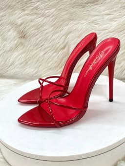 Summer 12cm pointed cross strap super high heels sandals black summer new women's shoes sexy