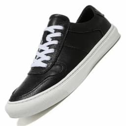 Men Casual Shoes Luxury Brand Fashion Black White Sneakers Men 100% COw Leather Breathable Soft Walking Footwear