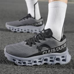2026Male Cushioning Sneakers NonSlip Casual Sports Shoes Lightweight Men's Walking Running Shoes Hhollow Design Large Size 39-45