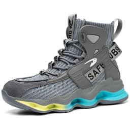 Fashion Work Boots Men Designer New Safety Shoes Men European Standard Steel Toe Shoes Anti-smash Anti-stab Indestructible Shoes
