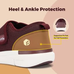 FitVille Women'S Extra Wide Diabetic Orthopedic Adjustable Walking Shoes, Elderly Footwear For Wide Feet, Swollen Feet & Foot Pain Relief