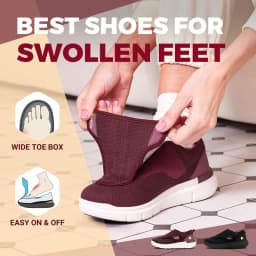 FitVille Women'S Extra Wide Diabetic Orthopedic Adjustable Walking Shoes, Elderly Footwear For Wide Feet, Swollen Feet & Foot Pain Relief