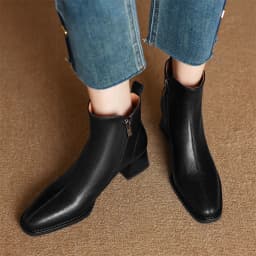 FEDONAS Wool Ankle Boots Genuine Leather Shoes For Women Thich High Heels Basic Short Boots Warm Winter Snow Boots Female Shoes