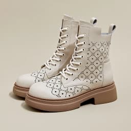 AIYUQI 2026 New Boots Female Large Size Non-slip Women's Snow Boots Genuine Leather Warm Women Ankle Boots and Short Boot