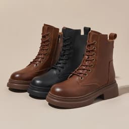 AIYUQI 2026 New Boots Female Large Size Non-slip Women's Snow Boots Genuine Leather Warm Women Ankle Boots and Short Boot