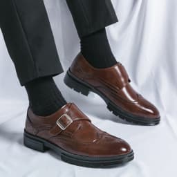 High Quality Brogues Party Wedding Shoes For Men Formal Office Men's Dress Shoes Slip On Casual Leather Business Loafers Shoes