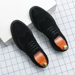 Classic Brogue Casual Business Shoes Men Trend Party Office Social Leather Shoes For Men High Quality Men's Dress Shoes