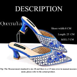 QUEENA YAN Luxury Pink Rhinestone Party Shoes and Clutch for Women- Elegant Crystal Heels with Matching Evening Bag