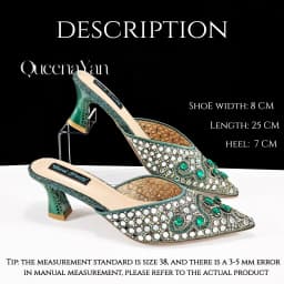 QUEENA YAN Luxury Pink Rhinestone Party Shoes and Clutch for Women- Elegant Crystal Heels with Matching Evening Bag