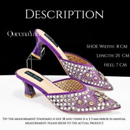 QUEENA YAN Luxury Pink Rhinestone Party Shoes and Clutch for Women- Elegant Crystal Heels with Matching Evening Bag