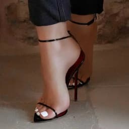 European Station 12cm pointed buckle strap thin strap sexy super high heels sandals size 35-46 thin heel fashion shoes