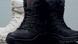 New Waterproof Men's Boots Outdoor Non-slip Men Hiking Boots High Top Winter Men's Motorcycle Boots Rubber Men Work Desert Boots