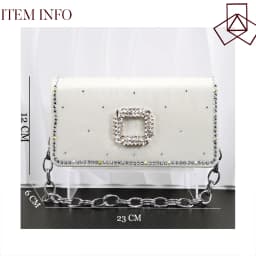 New Arrive Silver Square Toe Women's High Heels Shoes and Bags for Party Rhinestone Evening Elegant Luxury Handbag