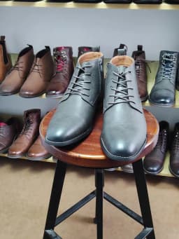 Boots For Men Fashion Brand Comfortable Ankle Leather Boots For Men #KD894