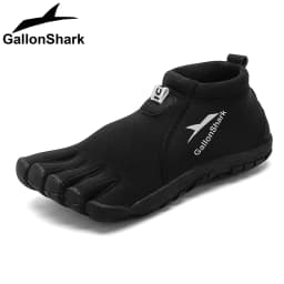 Durable Neoprene Five Toe Water Shoes, GallonShark Anti-Slip Barefoot Sneakers for Water Sports & Indoor Training