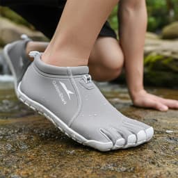 Durable Neoprene Five Toe Water Shoes, GallonShark Anti-Slip Barefoot Sneakers for Water Sports & Indoor Training