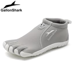 Durable Neoprene Five Toe Water Shoes, GallonShark Anti-Slip Barefoot Sneakers for Water Sports & Indoor Training