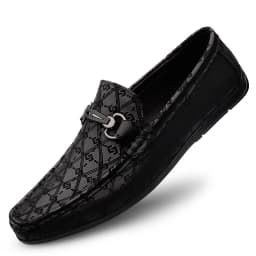 2026 New Black Loafers Men's Leather High Quality Designer Men's Shoes Leather Shoes Soft Sole Comfortable Casual Shoes Moccasin