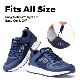 FitVille Men Walking Shoes Extra Wide Diabetic-Friendly Male Sneakers with Arch Support Cushioning Sports Running Shoes for Men