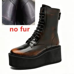AIYUQI Women's Snow Boots 2026 New Thick-soled Non-slip Women Short Boots Large Size Warm Female Winter Shoes Ankle Boots