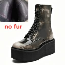 AIYUQI Women's Snow Boots 2026 New Thick-soled Non-slip Women Short Boots Large Size Warm Female Winter Shoes Ankle Boots