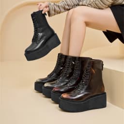 AIYUQI Women's Snow Boots 2026 New Thick-soled Non-slip Women Short Boots Large Size Warm Female Winter Shoes Ankle Boots