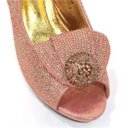 2026 Italian Design Elegant Women's Heel Plus Size Champagne Shoes & Rhinestone Party Clutch Bag Ideal For Wedding Bridal Occasi