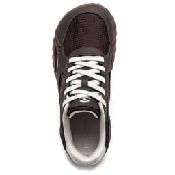 HOBIBEAR Unisex Wide Toe Hiking Sneakers Lace-Up Walking Shoes Outdoor Travel Artificial Leather Mesh Minimalist Sneakers