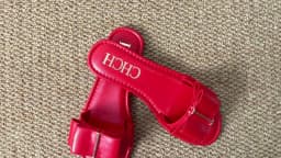 CHCH Women's Flat Shoes New Summer Bow Casual Slippers Black Commuting Women's Shoes