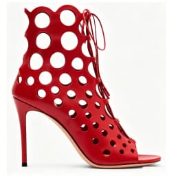 Lace Up Hollow Out Peep Toe Sandals Sexy Round Toe Thin Heel Matte Leather Customized New Arrivals Fashion Women Shoes