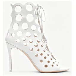Lace Up Hollow Out Peep Toe Sandals Sexy Round Toe Thin Heel Matte Leather Customized New Arrivals Fashion Women Shoes