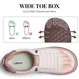 Women's Wide Top Minimalist Barefoot Sneakers - Featuring A Wide Toe Sole And Low Cut Lace Up Walking Shoes, Wide Last Shoes, Cushioning, Lightweight And Breathable, Suitable for Fitness, Yoga Steps, And Daily Work. Couple Shoes.damen Schuhe