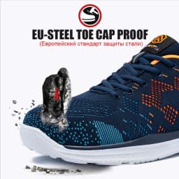 LARNMERN Safety Shoes for Work Men Steel Toe Construction Sneakers Boots Puncture Proof Anti-slip Women Shoes