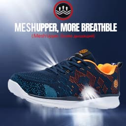 LARNMERN Safety Shoes for Work Men Steel Toe Construction Sneakers Boots Puncture Proof Anti-slip Women Shoes