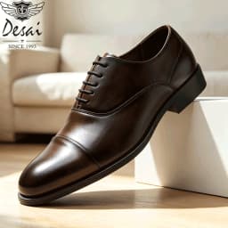 Desai 2026 Comfortable Walking Shoes Formal Business Cap Toe Oxford Synthetic Office Daily Wear Luxury Wedding Professional