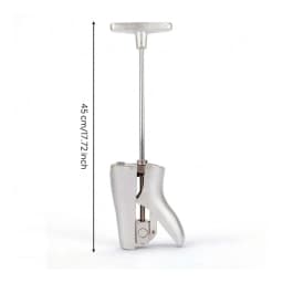 Boot Stretcher Footwear Care Aluminum Adjustable Instep Stretcher Curved Side Plates Boot Shaft Expander for Calf Support