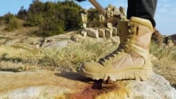 High-Top Anti-Smashing Work Boots Outdoor Waterproof Safety Shoes Steel Toe Non Slip Men's Boots Fashion Protective Men Shoes