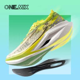 ONEMIX Professional Marathon Racing Running Training Shoes Men Full-length Shock Absorption Sports
