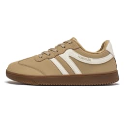 HOBIBEAR Wide Toe Shoes Unisex Artificial Leather Faux Fur Lined Sneakers Casual Retro Lace Up Shoes for Women Men