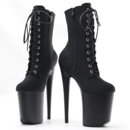 Stripper 8" Platform Lace Up Cтрипы Pole Dance Ankle High Boots In Stock Fast Shipping Size36-43
