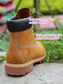 New Work Boots Men's Original Comfy Shoes Outdoor Hiking Leather Casual Shoes For Men Basic Boots Waterproof Yellow Boots